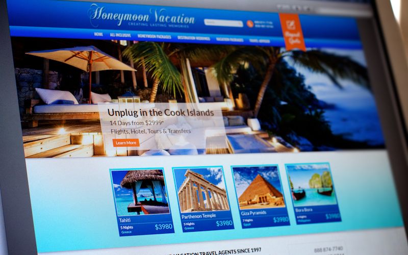 Custom Wordpress Theme - Travel Agency